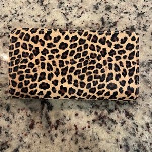 NWOT leopard print wallet